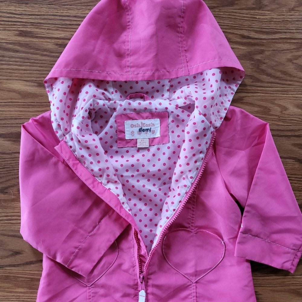 Girl's Rain Jacket - Picture 3 of 4